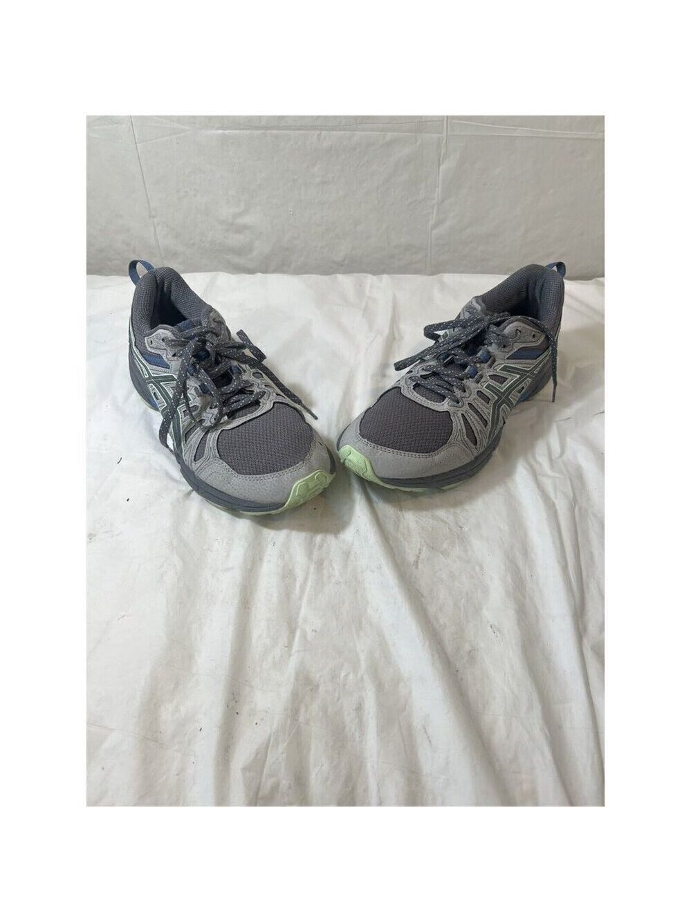 ASICS Gel Venture 7 Running Shoes Women’s US Size 9  Grey  green